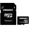 Карта памяти SDMicro (TransFlash) 16Gb Kingmax (KM16GMCSDC101A), class 10, SD адаптер