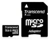 Карта памяти SDMicro (TransFlash) 8Gb Transcend (TS8GUSDU1), microSDHC, сlass 10